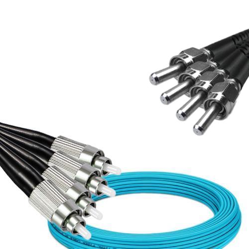 4 Fiber FC/UPC to SMA905/UPC Patch Cord OM4 50/125 Multimode