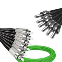 6 Fiber FC/UPC to SMA905/UPC Patch Cord OM5 50/125 Multimode
