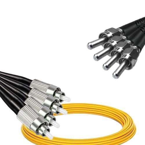 4 Fiber FC/UPC to SMA905/UPC Patch Cord OS2 9/125 Singlemode