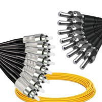 8 Fiber FC/UPC to SMA905/UPC Patch Cord OS2 9/125 Singlemode