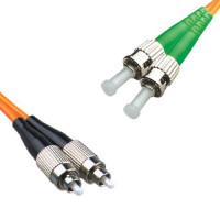 FC/UPC to ST/APC Patch Cord OM2 50/125 Multimode Duplex