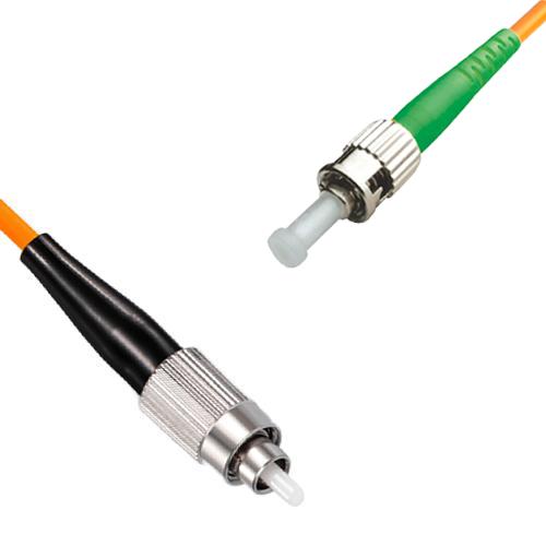 FC/UPC to ST/APC Patch Cord OM2 50/125 Multimode Simplex
