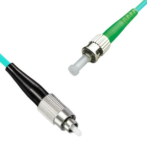 FC/UPC to ST/APC Patch Cord OM4 50/125 Multimode Simplex