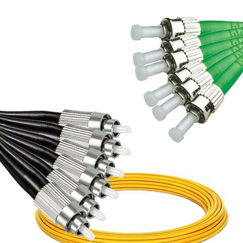 6 Fiber FC/UPC to ST/APC Patch Cord OS2 9/125 Singlemode
