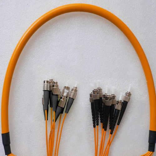 8 Fiber FC/UPC to ST/UPC Patch Cord OM1 62.5/125 Multimode