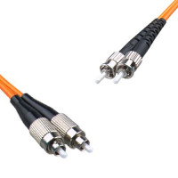 FC/UPC to ST/UPC Patch Cord OM2 50/125 Multimode Duplex