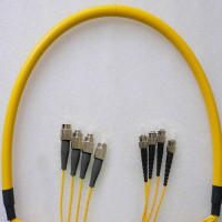 4 Fiber FC/UPC to ST/UPC Patch Cord OS2 9/125 Singlemode