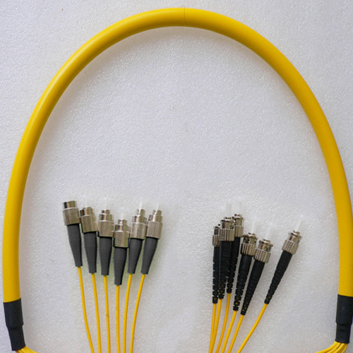 6 Fiber FC/UPC to ST/UPC Patch Cord OS2 9/125 Singlemode