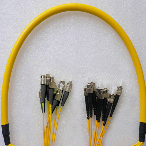8 Fiber FC/UPC to ST/UPC Patch Cord OS2 9/125 Singlemode
