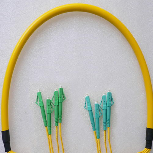 4 Fiber LC/APC to LC/UPC Patch Cord OS2 9/125 Singlemode