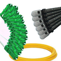 12 Fiber LC/APC to MTRJ/UPC Patch Cord OS2 9/125 Singlemode