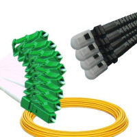 8 Fiber LC/APC to MTRJ/UPC Patch Cord OS2 9/125 Singlemode
