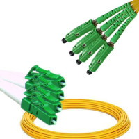4 Fiber LC/APC to MU/APC Patch Cord OS2 9/125 Singlemode