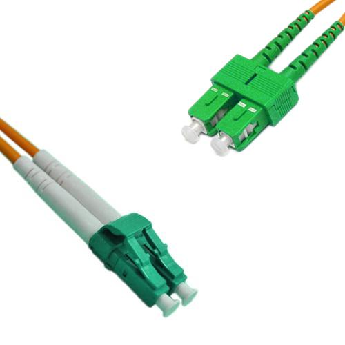 LC/APC to SC/APC Patch Cord OM2 50/125 Multimode Duplex