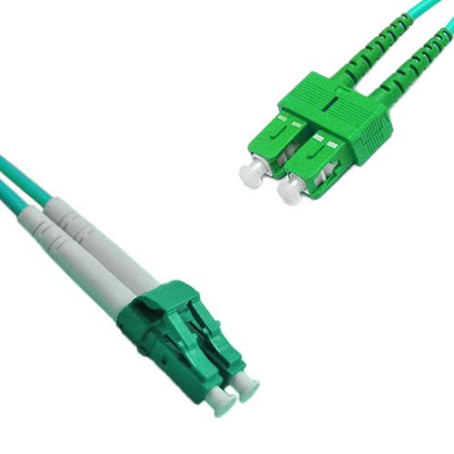 LC/APC to SC/APC Patch Cord OM4 50/125 Multimode Duplex