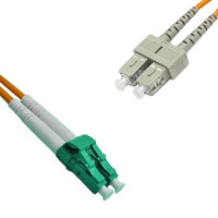 LC/APC to SC/UPC Patch Cord OM2 50/125 Multimode Duplex