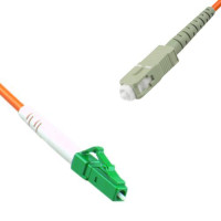 LC/APC to SC/UPC Patch Cord OM2 50/125 Multimode Simplex
