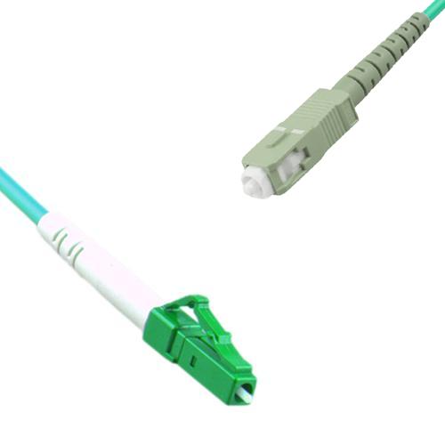 LC/APC to SC/UPC Patch Cord OM3 50/125 Multimode Simplex