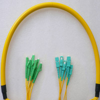 6 Fiber LC/APC to SC/UPC Patch Cord OS2 9/125 Singlemode