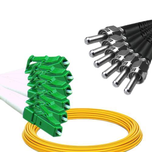 6 Fiber LC/APC to SMA905/UPC Patch Cord OS2 9/125 Singlemode