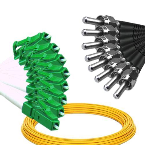 8 Fiber LC/APC to SMA905/UPC Patch Cord OS2 9/125 Singlemode