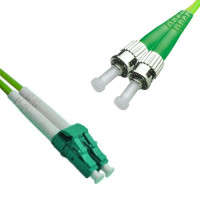 LC/APC to ST/APC Patch Cord OM5 50/125 Multimode Duplex