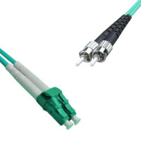 LC/APC to ST/UPC Patch Cord OM4 50/125 Multimode Duplex
