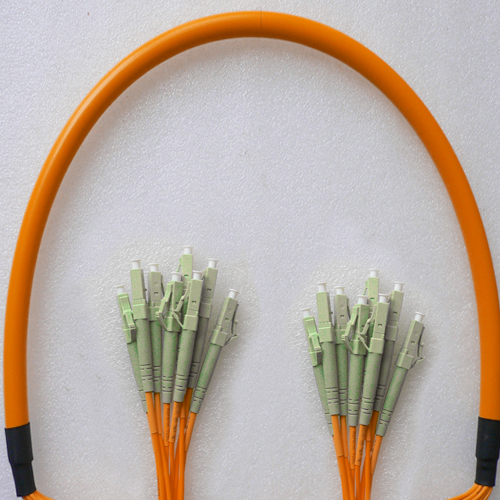 8 Fiber LC/UPC to LC/UPC Patch Cord OM2 50/125 Multimode