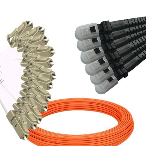 12 Fiber LC/UPC to MTRJ/UPC Patch Cord OM1 62.5/125 Multimode
