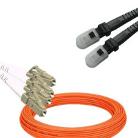 4 Fiber LC/UPC to MTRJ/UPC Patch Cord OM1 62.5/125 Multimode