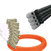 8 Fiber LC/UPC to MTRJ/UPC Patch Cord OM1 62.5/125 Multimode