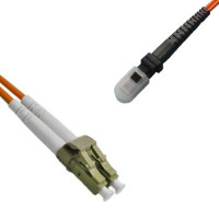LC/UPC to MTRJ/UPC Patch Cord OM1 62.5/125 Multimode Duplex