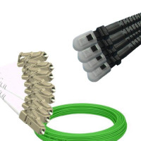 8 Fiber LC/UPC to MTRJ/UPC Patch Cord OM5 50/125 Multimode
