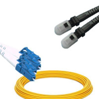 4 Fiber LC/UPC to MTRJ/UPC Patch Cord OS2 9/125 Singlemode