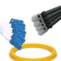 8 Fiber LC/UPC to MTRJ/UPC Patch Cord OS2 9/125 Singlemode