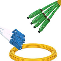4 Fiber LC/UPC to MU/APC Patch Cord OS2 9/125 Singlemode