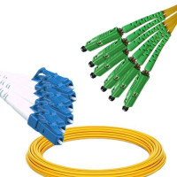 6 Fiber LC/UPC to MU/APC Patch Cord OS2 9/125 Singlemode