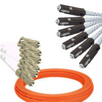6 Fiber LC/UPC to MU/UPC Patch Cord OM1 62.5/125 Multimode