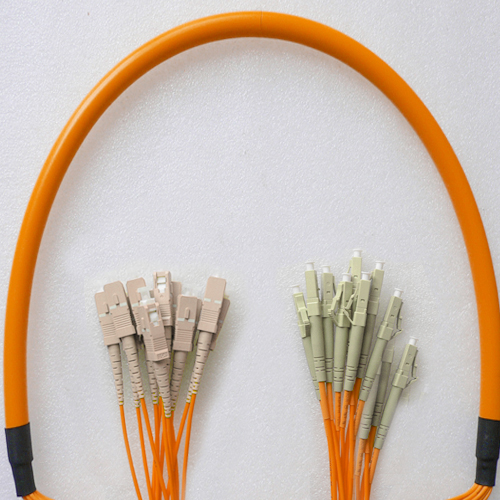 12 Fiber LC/UPC to SC/UPC Patch Cord OM1 62.5/125 Multimode