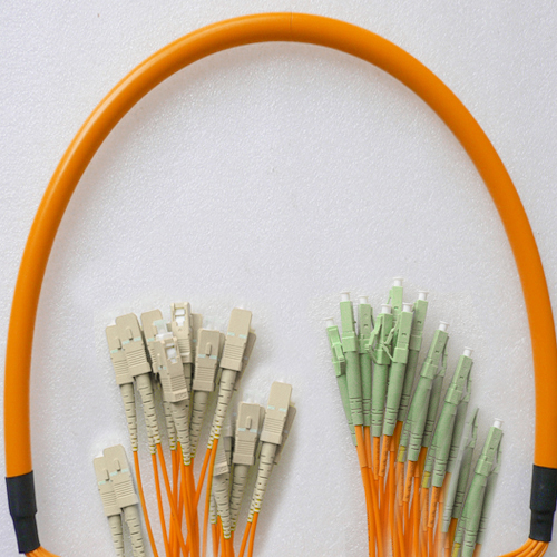 24 Fiber LC/UPC to SC/UPC Patch Cord OM1 62.5/125 Multimode