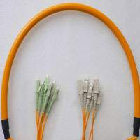 6 Fiber LC/UPC to SC/UPC Patch Cord OM2 50/125 Multimode