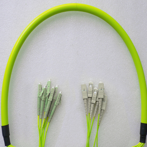6 Fiber LC/UPC to SC/UPC Patch Cord OM5 50/125 Multimode