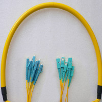 6 Fiber LC/UPC to SC/UPC Patch Cord OS2 9/125 Singlemode
