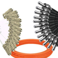 12 Fiber LC/UPC to SMA905/UPC Patch Cord OM1 62.5/125 Multimode