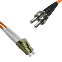 LC/UPC to SMA905/UPC Patch Cord OM2 50/125 Multimode Duplex