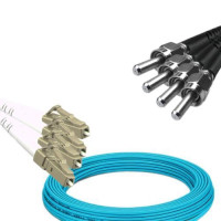 4 Fiber LC/UPC to SMA905/UPC Patch Cord OM4 50/125 Multimode