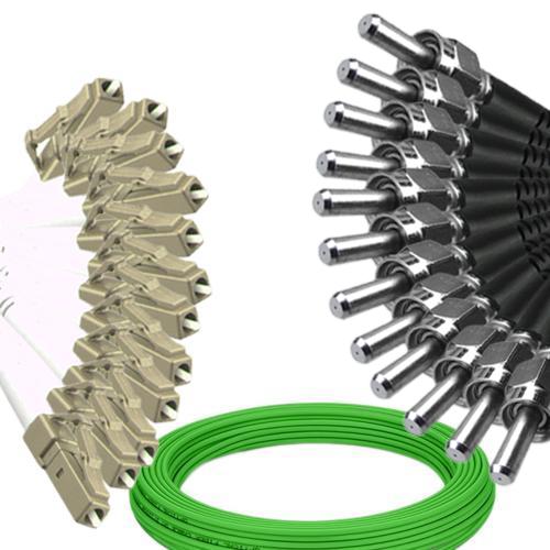 12 Fiber LC/UPC to SMA905/UPC Patch Cord OM5 50/125 Multimode