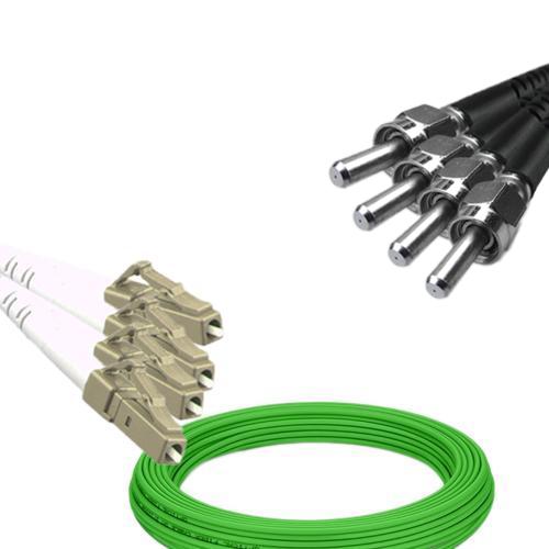 4 Fiber LC/UPC to SMA905/UPC Patch Cord OM5 50/125 Multimode