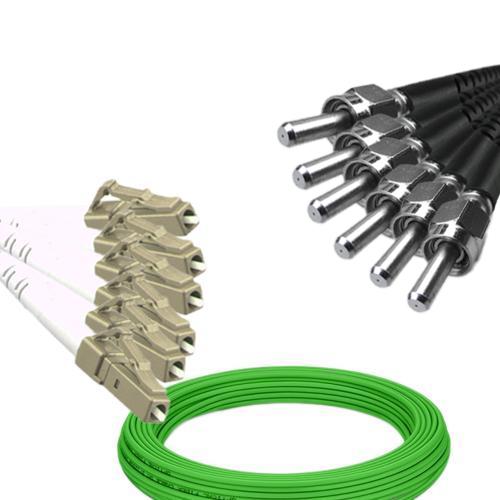 6 Fiber LC/UPC to SMA905/UPC Patch Cord OM5 50/125 Multimode