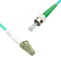 LC/UPC to ST/APC Patch Cord OM3 50/125 Multimode Simplex